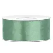 tasiemka satynowa zielono szara 25 mm 25 m