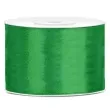 tasiemka satynowa zielony szmaragdowy 50 mm 25 m