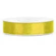 tasiemka satynowa zolta ciemna 12 mm 25 m