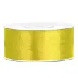 tasiemka satynowa zolta ciemna 25 mm 25 m