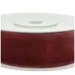 tasiemka szyfonowa bordowa 12 mm 25 m