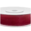 tasiemka szyfonowa czerwona 6 mm 25 m
