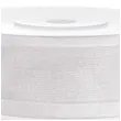 tasiemka szyfonowa z lamowka premium biala 25 mm 25 m