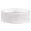 tasiemka szyfonowa z lamowka premium biala 25 mm 25 m