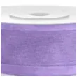 tasiemka szyfonowa z lamowka premium lawendowa 25 mm 25 m