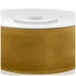 tasiemka szyfonowa zlota 19 mm 25 m