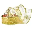 tasma dekoracyjna organza premium z drucikiem zlota 3 8 270 cm arpex