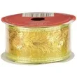 tasma dekoracyjna organza premium z drucikiem zlota 3 8 270 cm arpex