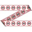 tasma party 60 traffic birthday 7 5 cm x 15 m