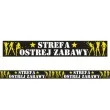 tasma party strefa ostrej zabawy 7 5 cm x 6 mb