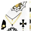 tatuaz wodny halloween pajaki i medaliony metalizowany arpex