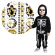 tatuaz wodny halloween wiedzmy i czaszki metalizowany arpex