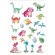 tatuaze zmywalne dinozaury tyranozaur i przyjaciele ptitclown 21 szt