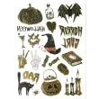 tatuaze zmywalne trucizna kosci swieczki halloween zloty arpex 20 szt