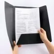 teczka a4 plastikowa z gumka czarny d rect