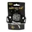tiara happy new year godan czarno srebrna