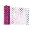tiul z kropkami 15cm x 9m rozowy 1 szt