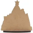 topper drewniany boze narodzenie dekora 11 cm