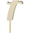 topper drewniany liczba 7 18 cm