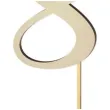 topper drewniany liczba 8 18 cm