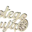 topper drewniany wesolego alleluja z pisanka 16 cm