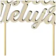 topper drewniany wesolego alleluja z pisanka 16 cm