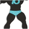 topper papierowy 70 urodziny hot man kulturysta czarny niebieski brokat 11 5 x 20 cm