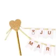 topper papierowy baner just married zloty godan 25 cm