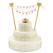 topper papierowy baner just married zloty godan 25 cm