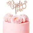 topper papierowy bride to be rozowe zloto godan 22 cm
