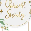 topper papierowy chrzest swiety partydeco 20x15 cm