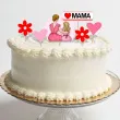 topper papierowy dzien matki love mama 6 szt