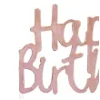 topper papierowy happy birthday rozowo zloty godan 11x14 cm
