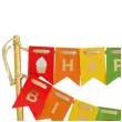topper papierowy happy birthday teczowe flagi godan 19 5 cm