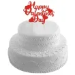 topper papierowy happy valentines day 19 cm
