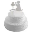 topper papierowy i komunia sw chlopiec srebrna 17 cm