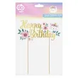 topper papierowy kotek happy birthday godan 15x19cm