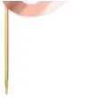 topper papierowy liczba 60 rose gold metalic 18 cm