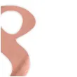 topper papierowy liczba 8 rose gold metalic 18 cm