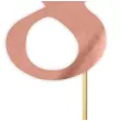 topper papierowy liczba 8 rose gold metalic 18 cm