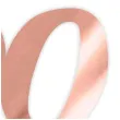 topper papierowy liczba 90 rose gold metalic 18 cm