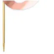 topper papierowy liczba 90 rose gold metalic 18 cm