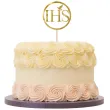 topper papierowy na tort ihs golebica dekoracja na pierwsza komunie swieta zloty 22 cm