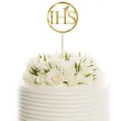 topper papierowy na tort ihs golebica dekoracja na pierwsza komunie swieta zloty 22 cm