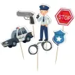 topper papierowy policjant marek 6 szt