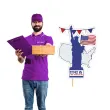 topper papierowy usa statua wolnosci 20 cm