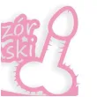 topper papierowy wieczor panienski penis rozowa 17 cm