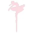 topper z pleksy baletnica rozowy pastel 8 5x18 cm