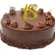 topper z pleksy liczba 18 zloty brokat 18 cm