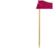 topper z pleksy love rozowy brokat 13 5 x 19 5 cm